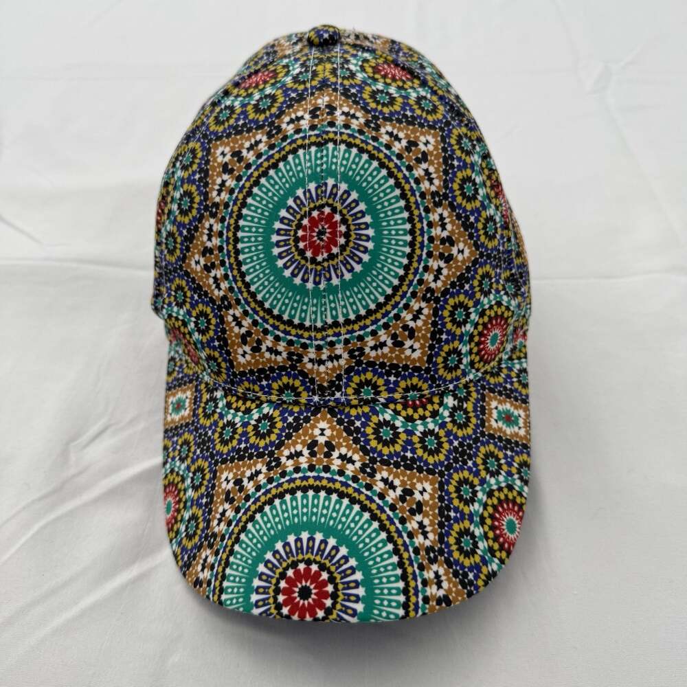People Mosaic Mandala Print Polyester Baseball Cap